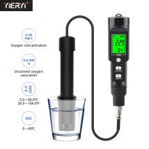 Digitales Messgerät für gelösten Sauerstoff 0,0-40,0 mg/l Wasser tester mit ATC-Elektroden füll
