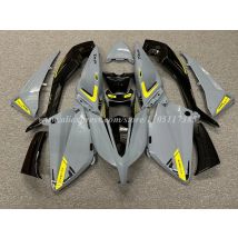 Neue ABS-Motorradverkleidungs-Kits passend für T-max 530 2012 2013 2014 12 13 14 Karosserie-Set Grau Schwarz Glänzend Custom