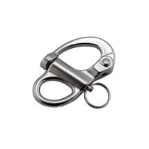5 Pieces Spring Snap Shackle Stainless Steel 316 Quick Release 35mm 52mm 69mm 96mm Safety Remote Release Mooring Snap Shackles