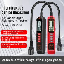 Rilevatore di perdite di gas refrigerante ZL77 0-1000PPM Aria condizionata HVAC Rilevatore di perdite di refrigerante CFC HFC HCFC HC HFO Tester di gas