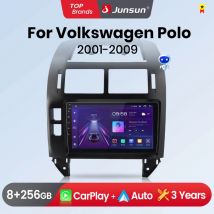 Junsun Wireless CarPlay Android Auto Autoradio Per VW Volkswagen Polo Mk4 2001 - 2011 GPS Multimediale 2 din