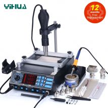 YIHUA 853AAA 1200W Stazione di preriscaldamento PCB Stazione di saldatura preriscaldatore Stazione di rilavorazione BGA Stazione di saldatura per pistola termica per saldatore