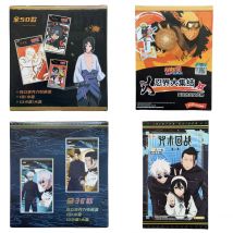 EAKI Naruto Jujutsu Kaisen Cartoon Characters Collection Hobby Stand Cards Gojo Satoru Suguru Sasuke Itachi Children's Gift
