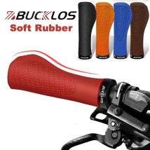 BUCKLOS Fahrradlenkergriff Ruber Fahrradlenkergriffe Stoßdämpfende abschließbare MTB-Manschetten Fahrradzubehör
