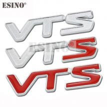 New Car Styling 3D Metal Chrome Zinc Alloy Emblem Badge Sticker Decal Fender Emblem Auto Accessory for VTS C2 C4 C5 C-Qurate