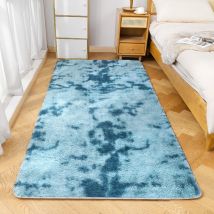 VIKAMA Silk Wool Bedside Rug Living Room Bedroom Baby Room Soft Home Decor Rug Washable Stain Resistant Floor Mat