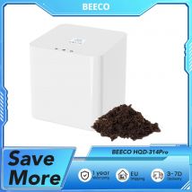 BEECO HQD-314Pro Compositor de cocina Capacidad de 3,3 L Gire de residuos en fertilizante natural, Pantalla LCD con cerradura para niños con luz UVC incorporada