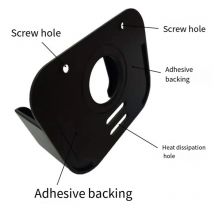 Supporto TV Box montato a parete di alta qualità per TV 1/2/3/4 Lettore multimediale Supporto protettivo per rack di fissaggio Staffa TV Box