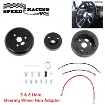 5- und 6-Loch-Billet-Lenkradnabenadapter für Chevrolet Chevy GM Flaming River Ididit Buick Jeep Cadillac Oldsmobile
