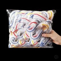 Coperture elastiche per alimenti da 100 pezzi, coperchi per ciotole in plastica usa e getta per conservare frutta e verdura, involucri sigillanti per la freschezza