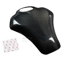 Motorcycle Real Carbon Fiber Fuel Tank Pad Cover Sticker Fuel tank Protection Cover Fit For Kawasaki Z900 2017 2018 2019