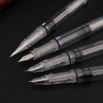 Neue Transparente Brunnen Stift Unterschrift Fude Weiche Nib Spin Pinsel Kalligraphie Farbe Tinte Stifte zum Schreiben