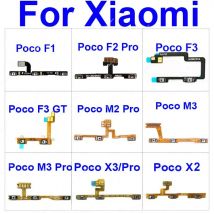Power Key & Lautstärke Seitentaste Flexkabel für Xiaomi Xiaomi Poco F1 F2 F3 X2 X3 NFC GT Poco M2 M3 Reloaded Pro 5G Ersatz