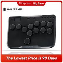 Haute42 Cosmox Mini Arcade Joystick Hitbox Controller Tastiera Senza Leva Hitbox Fightstick Per Ps4 /PS5/Switch Arcade Stick PC