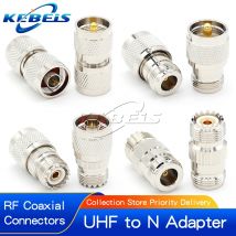 1 Stück UHF zu N Adapter SO239 PL259 UHF Stecker auf N Typ Stecker/Buchse Gerader Verbinder L16 N zu UHF HF Koaxialverbinder