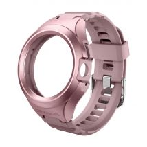 Custodia sportiva Dexnor per Google Pixel Watch 41mm con cinturino regolabile integrato con cornice rialzata custodia per cinturino sportivo antiurto di grado robusto