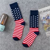 Neue UNS Flagge socken frauen männer Charme Hüfte Hop socken lustige Mode streetwear Baumwolle lange rohr Socke Partei Geschenk