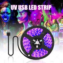 UV-LED-Leuchten, Streifen, USB, DC5 V, 2835, LED-Diodenband, UV-Lampe, schwarzes Licht für Glow, Party, Heimdekoration, Gelderkennungslicht
