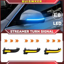 Black LED Dynamic Turn Signal Light Side Mirror Flashing Light for BMW 1 2 3 4 X1 M Series F20 F30 F31 F32 F33 F34 F36 E84 i3