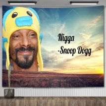 Snoop dogg musik ablum cover plakat wandbehang teppich kawaii zimmer dekoration ästhetisch lustig meme tapestrys wohnkultur