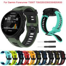 Pasek do zegarka Garmin Forerunner 735XT silikonowa opaska na nadgarstek pasek do smartwatcha dla Forerunner 735 220 230 235 620 630 pasek do bransoletki