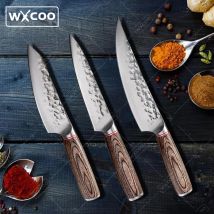 Geschmiedete Hammer Fleisch beil Metzger Messer profession elle Knochen messer Edelstahl Messer Küchenmesser Schälen Kochmesser