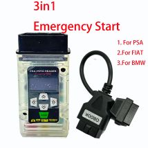 Für Fiat Notfall Start Für PSA IMMO Reader Schlüssel Simulator OBD2 für BMW Kraft Zündung Werkzeug Lesen PIN 3 in 1