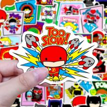 50Pcs Cartoon Justice League Stciekrs Superman Batman Scrapbooking Phone Luggage Skateboard Waterproof Decals Decoration Toys