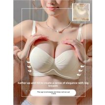 MOYISU BH für Frauen mit kleinen Brüsten, der einen großen, verstellbaren Push-up-BH-Überzug ohne Bügel zeigt, Anti-Sag