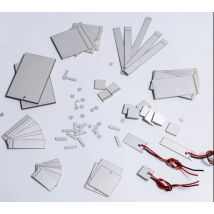 5 stücke pzt5 piezo keramik platte quadratischer piezo elektrischer keramik wafer ultraschalls ensor wandler ultra dünner wafer keramik chip