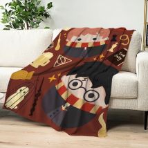 Blanket Flannel warm comfort  soft plush blanket for Potter H-Harry sofa living room office bedroom travel gift