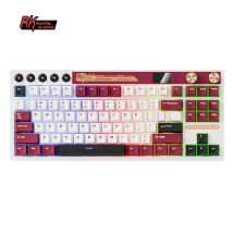 RK ROYAL KLUDGE M87 Guarnizione Tastiera meccanica wireless Tastiera da gioco Bluetooth/2.4G/USB-C sostituibile a caldo con schermo a colori TFT