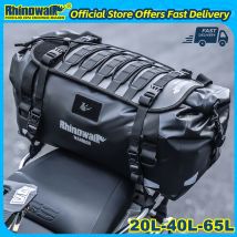 Torba motocyklowa Rhinowalk 20L/40L/65L Wodoodporny plecak bagażowy na siedzenie tylny z panelem rozszerzającym MOLLE