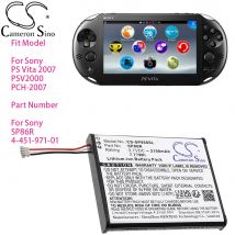 Batteria per console di gioco Cameron Sino per Sony PS Vita 2007 PSV 2000 PCH-2007 Numero parte SP86R 4-451-971-01 2100mAh