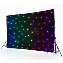 Anpassbare RGB-Vollfarb-LED-Sternenhimmel-Leinwand mit Fernbedienung für Bühneneffekte, Hintergrundbeleuchtung für Veranstaltungen, Partys, KTV und Bühnenrequisiten