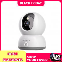 Telecamera da interno 2K per la sicurezza domestica, 360 °   Fotocamera per cani da compagnia con app telefonica, conversazione bidirezionale, chiamata one-touch, visione notturna, 2,4 GHz