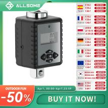 ALLSOME Digitale Torque Wrench 1/2 "2- 200Nm Einstellbar Professionelle Elektronische Drehmoment Wrench Bike Auto Reparatur HT2680-2685