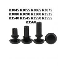 10-100pcs R3045-R3560  Black Nylon Push-type Rivets  Plastic Letter Rivets Black Nylon R Type Rivets for PC Board Plastic Rivets