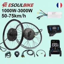 ESOULBIKE 48V 1500W 1000W Elektrofahrrad-Umrüstsatz E-Bike-Kit 72V 3000W 52V 2000W Hinterrad-Nabenmotor 26 Zoll 27,5/28/29/700