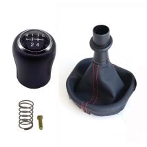 Red Stitch 5/6 Speed Gear Shift Knob Shifter Gaiter Boot For VW Volkswagen T6 T7 Transporter Multivan Caravelle 2016-2020