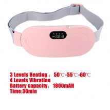 Elektrisches Massagegerät für Periodenkrämpfe, vibrierender Heizgürtel für Menstruation, Taille, Bauch, warmer Palastgürtel