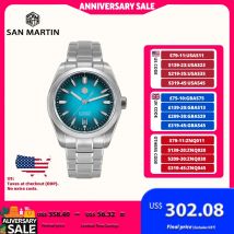 San Martin 36/39/42mm JianZhan Watches For Men GADA Miyota 9015 Automatic Wristwatch BGW-X1 Swim Waterproof Relojes SN0144GS/X/L