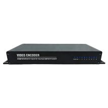8-Kanal-HD-Encoder H265 HEVC H264 Netzwerk-IPTV-CATV-Encoder Streaming Media Web Push Streaming HD MI zu IP Live-Video-Encoder