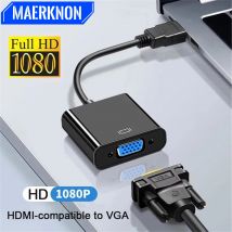 HD 1080P HDMI Zu VGA Konverter Kabel High Speed HDTV Männlich Zu Weiblich VGA Konverter Adapter Für Laptop Tablet Monitor TV Projektor