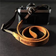 Echtes Rindsleder, langlebig, Cross-Body, verstellbarer Hals, universelles Lanyard, Kamera-Hals-Schultergurt, Gürtel für SLR-DSLR-Kamera