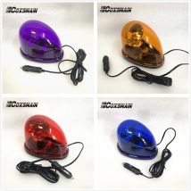 Red/Blue/Amber/Purple Rooftop Rotating Beacon Magnetic base Car Police Dome Flashing Hazard Warning Light Ceiling Strobe Light