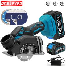 Piccola tagliatrice elettrica a batteria da 3 pollici Taglio compatto 76MM 20000 giri/min Mini smerigliatrice angolare per batteria agli ioni di litio da 18 V