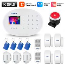 KERUI Tuya WIFI GSM Alarm System Smart Home Sicherheit Buglar RFID APP Wireless Motion Sensor Detektor Sistema de alarma