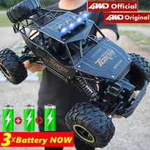 4WD RC Car Off Road 4x4 Samochody zdalnie sterowane Radio Buggy Truck Racing Drift z oświetleniem