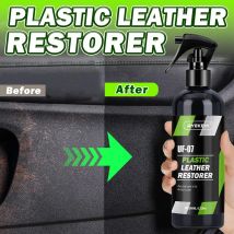 Auto-Kunststoff-Restaurator-Beschichtung, langlebig, schützt Reparatur, Aufhellung, schwarzer Glanz, Kunststoffverkleidung und Gummipflege, glänzend und dunkler